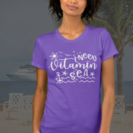 Lila Jag behöver vitamin Sea T-Shirt
