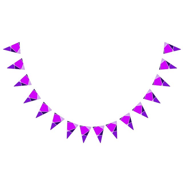 Lila JanaiCreates Färgkollektion Festlig Banner Vimplar (Alla)