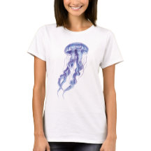 Lila Jellyfish illustration design
