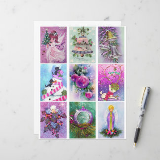 Lila Jul Clipart