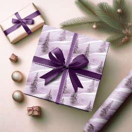 Lila jul Mönster#10 ID1009 Presentpapper