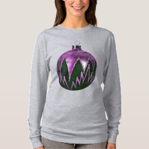 Lila Jul Ornament Art Shirt T