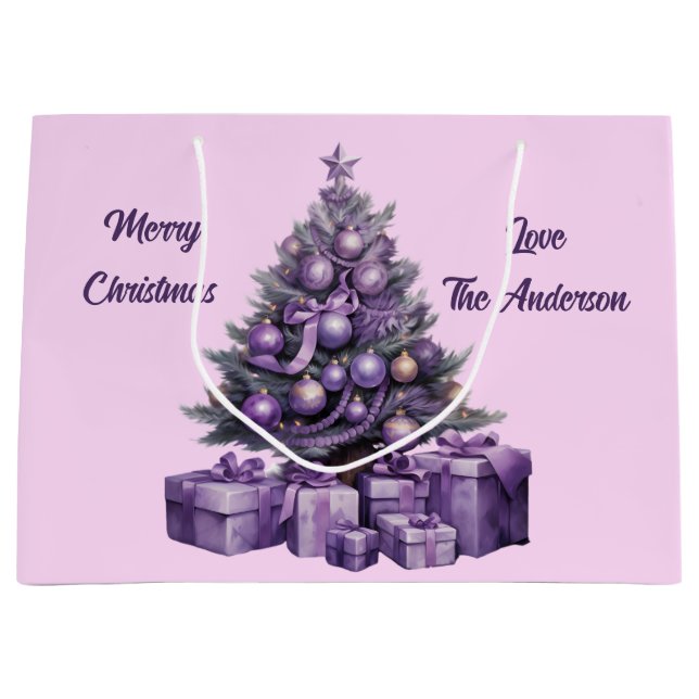 Lila Julgran (Framsidan)