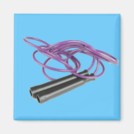 Lila Jump Rope Magnet