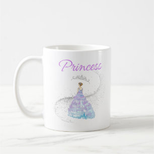 lila kaffe mugg