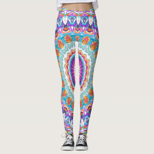 Lila Kaleidoscope Mandala Leggings