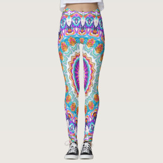 Lila Kaleidoscope Mandala Leggings