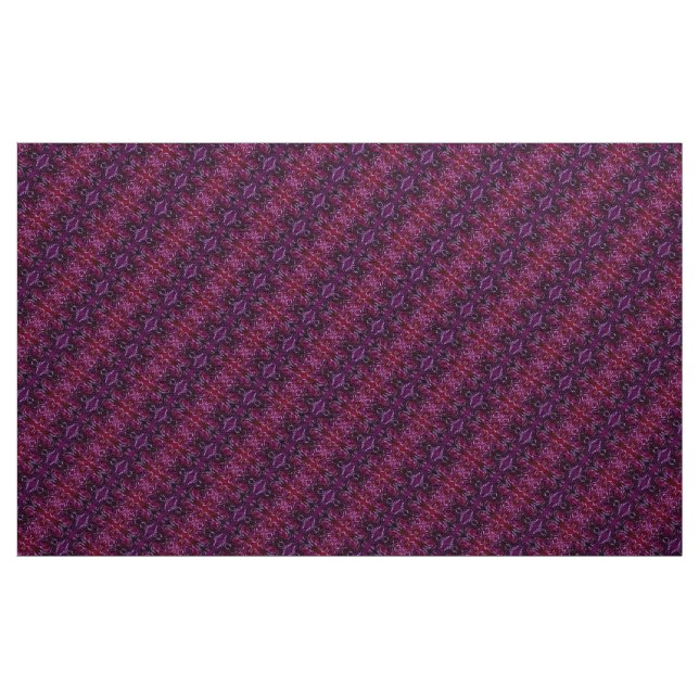 Lila kaleidoskop mosaic mönster Fabric Tyg (Yard)