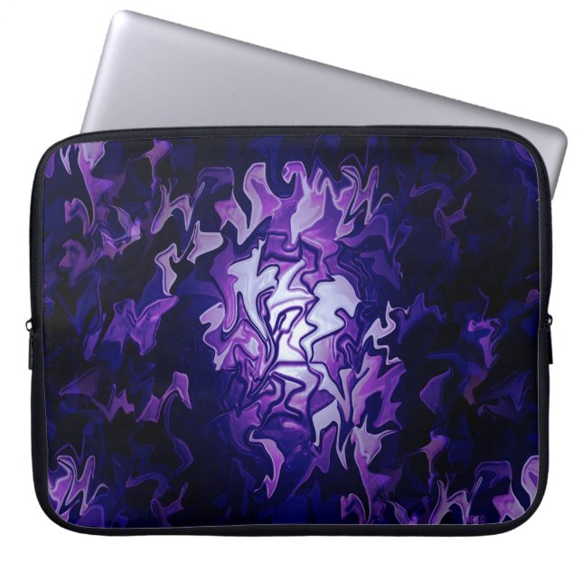Lila Kålkorrigering.. Laptop Fodral (Framsidan)