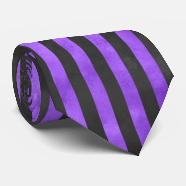 Lila kallar och solros serie design 5 slips (Rullad)
