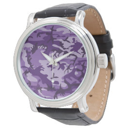 Lila kamouflage, militär, armé armbandsur