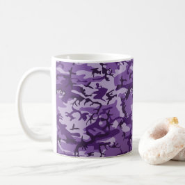 Lila kamouflage, Militär, Armé Kaffemugg