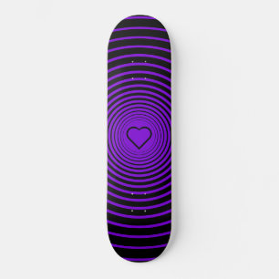 Lila Kärlek - lägg till färg Mini Skateboard Bräda 18,5 Cm