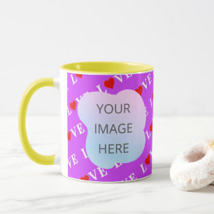 Lila KÄRLEK Mugg