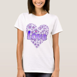 Lila Kärlek och Daisy Tee Shirt