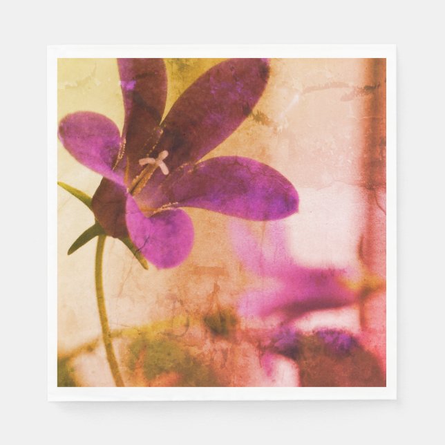 Lila kärlek pappersservett (Framsidan)