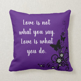 Lila Kärlek Sutay Dekorativ kudde