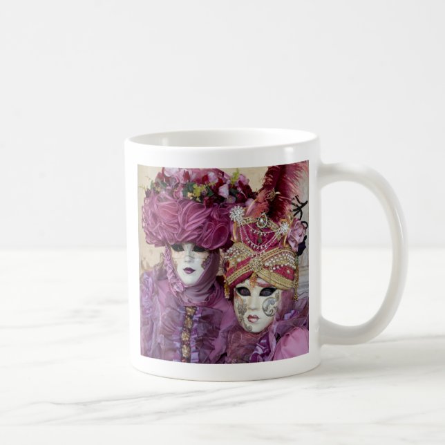 Lila karnevalskostym, Venedig Kaffemugg (Höger)