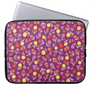 Lila Kids Blommigt Ditsy Laptop sleeve