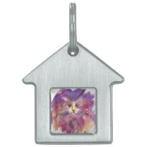 LILA KITTEN,KATTUNGE PORTRÄTT