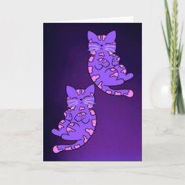 Lila Kitten Twillingar 2 Kort