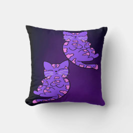 Lila Kitten Twillingar 2 Kudde