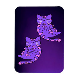 Lila Kitten Twillingars 2 Magnet