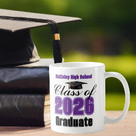 Lila Klass 2026 Examen Souvenir Kaffemugg