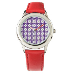 Lila Klöver Armbandsur