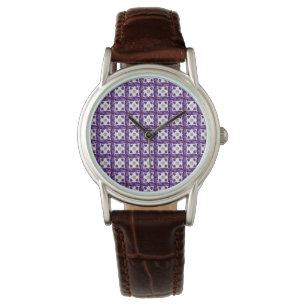 Lila Klöver Armbandsur