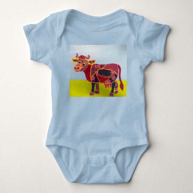 Lila Ko Onesies T Shirt (Framsida)