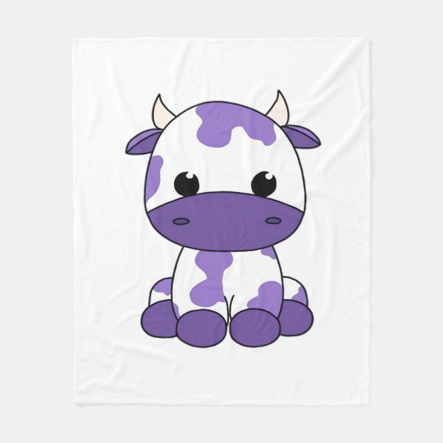 Lila ko Oversized T-Shirt_1 Fleecefilt (Framsidan)