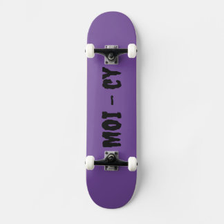 lila Komplettboard MOI - cy Mini Skateboard Bräda 18,5 Cm