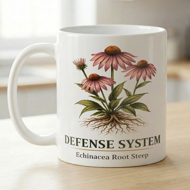Lila konvalj botanisk studie kaffemugg (Skapare uppladdad)