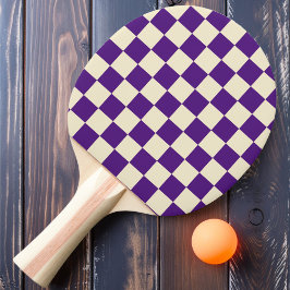Lila & Kräm Rutigt Pingisracket