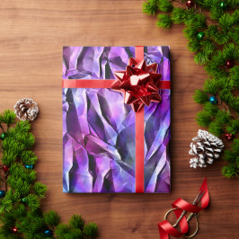 Lila kristaller. presentpapper