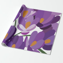 Lila Krokus Blomma