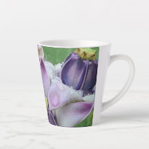 Lila Krona Flower Latte Mugg