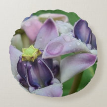 Lila Krona Flower Pillow