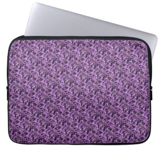 Lila kvadrat laptop fodral