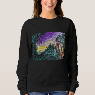 Lila kvällstid t shirt