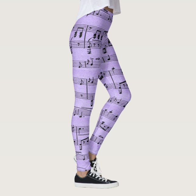 Lila Lakan Music Leggings (Höger)