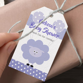 Lila Lamb Kön Neutral babystövel Cute Sweet Presentetikett