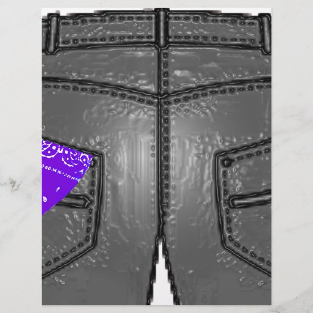 Lila Lämnat Hanky (Framsida)