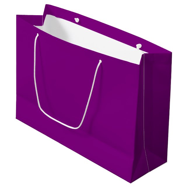 Lila Large Gift Bag (Framsidan Vinklad)