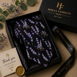 Lila Lavendel halsduk Slips