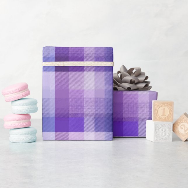 Lila Lavendel Mjuk Dimma Karomönster Presentpapper (Baby Shower)