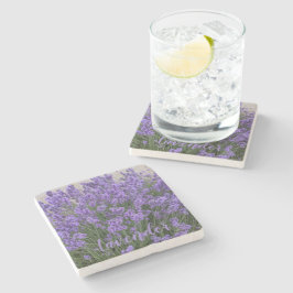Lila lavendelblommor blomster stenunderlägg