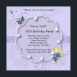 Lila Lavender 80:e Födelsedagsfesten | DIG-text Inbjudningar<br><div class="desc">80:e Födelsedagsfest inbjudan-mallens redo som du kan anpassa. Har en lätt lavender-lila med en liten gult. En modern design med en naturformaterad inställning. Denna elegant fungerar bra för en födelsedagsfest, förlovningsfest, årsdag, cocktail party, studenten, pension, bröllop, duschar, affärsevenemang, svarta tidsevenemang, kunduppskattningsfunktioner, stora öppningar osv. genom att helt enkelt ändra texten....</div>