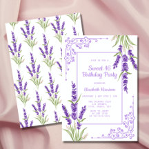 Lila Lavender Antique Ram Sweet 16 Birthday